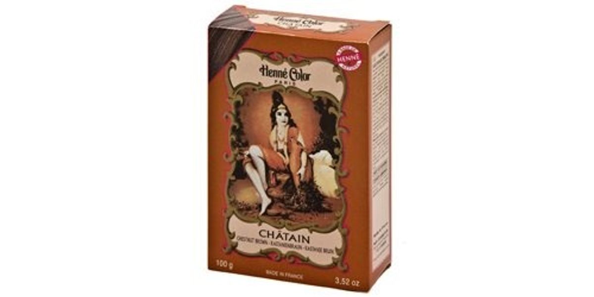 Henna Pulver Kastanje Brun - 100 gram