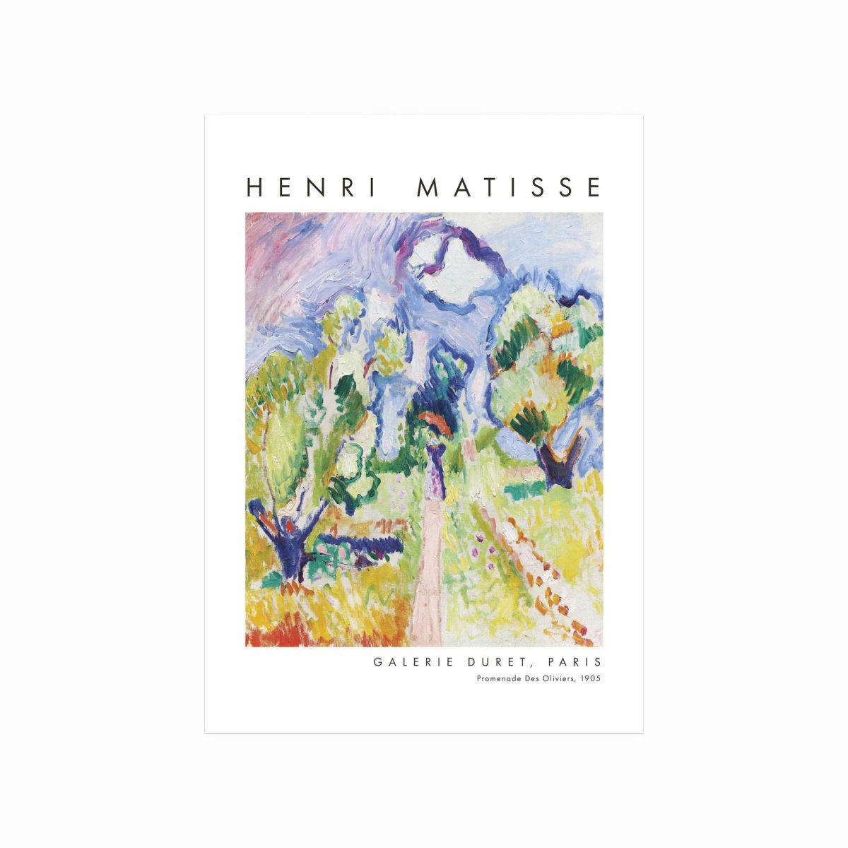 Henri Matisse plakat Promenade Des Oliviers