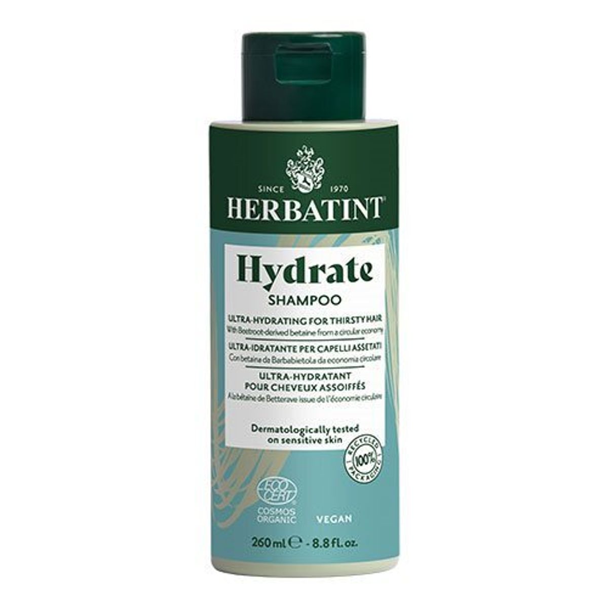 Herbatint Hydrate shampoo, 260ml