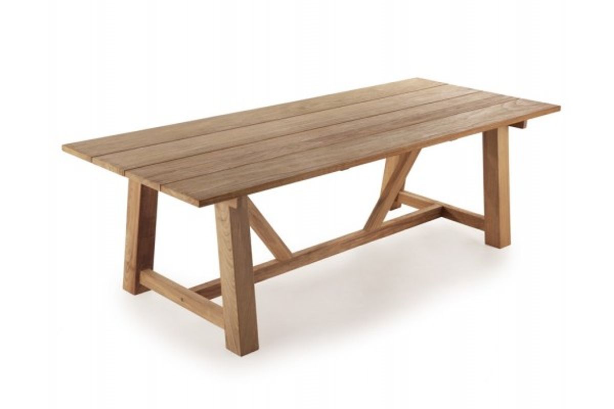 Hercules Teak Plankebord - 100x246 cm