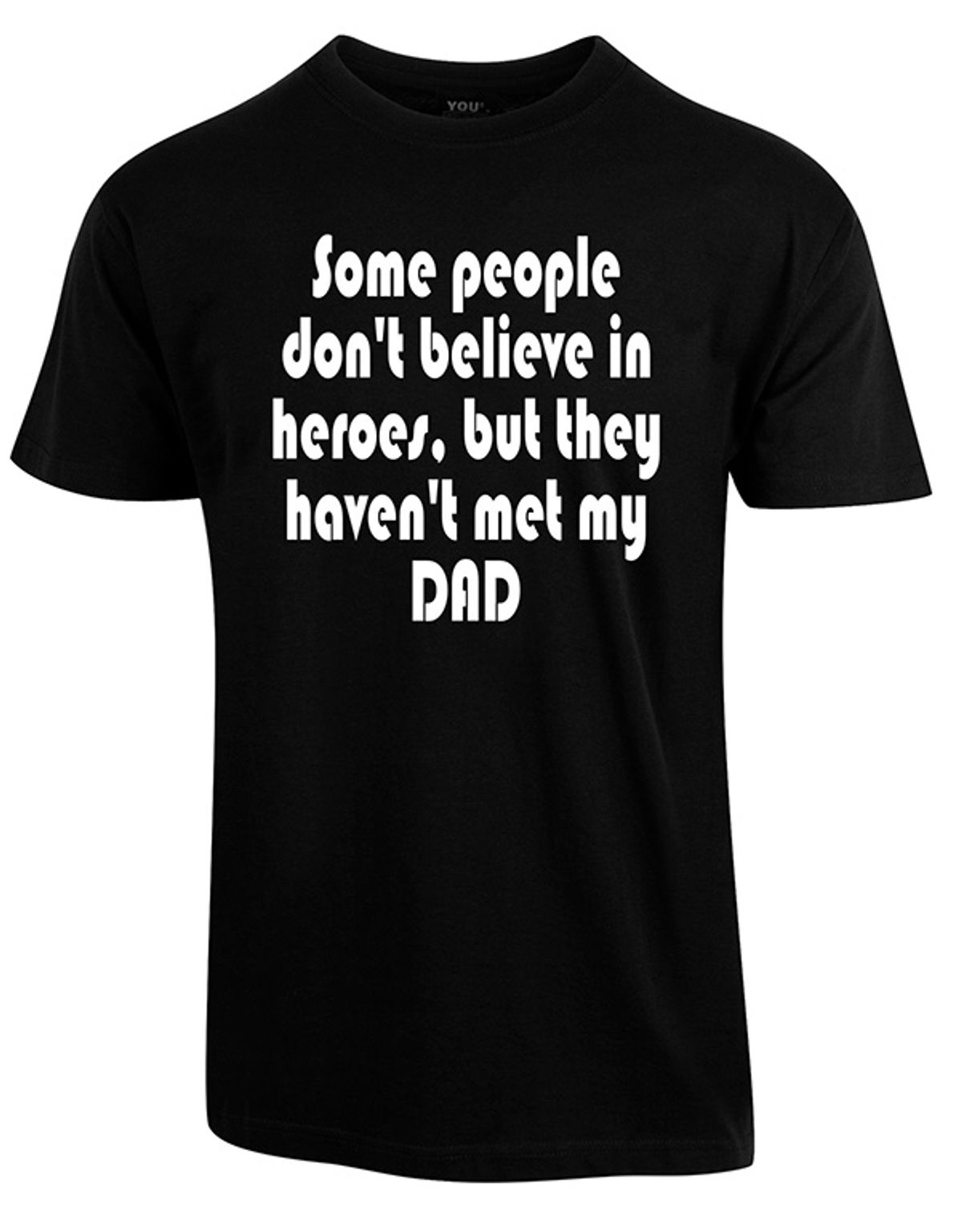 Heroes fars dag t-shirt - Sort