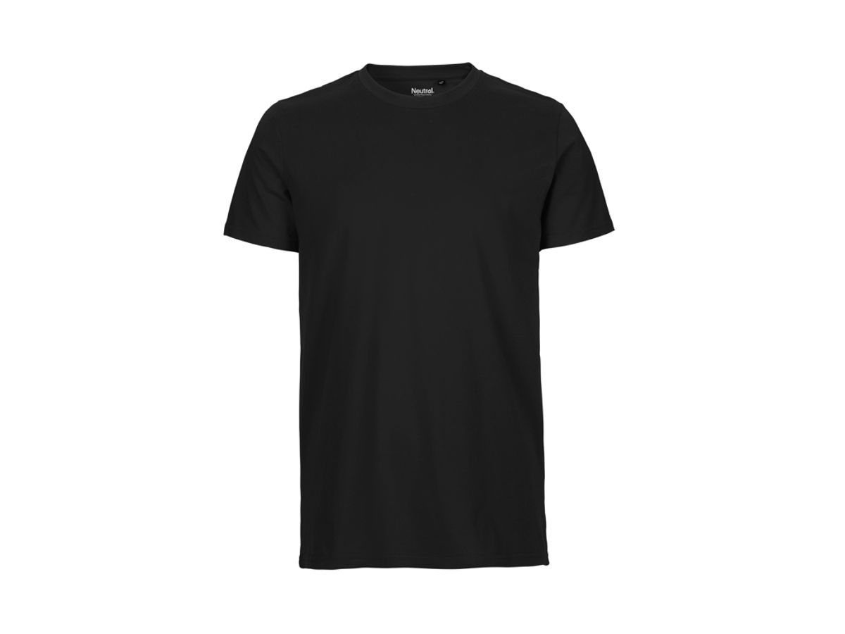 Herre Fit T-shirt Neutral O61001 str. L Sort