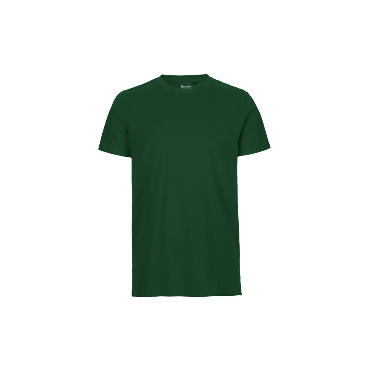 Herre Fit T-shirt Neutral O61001 str. M Bottle Green