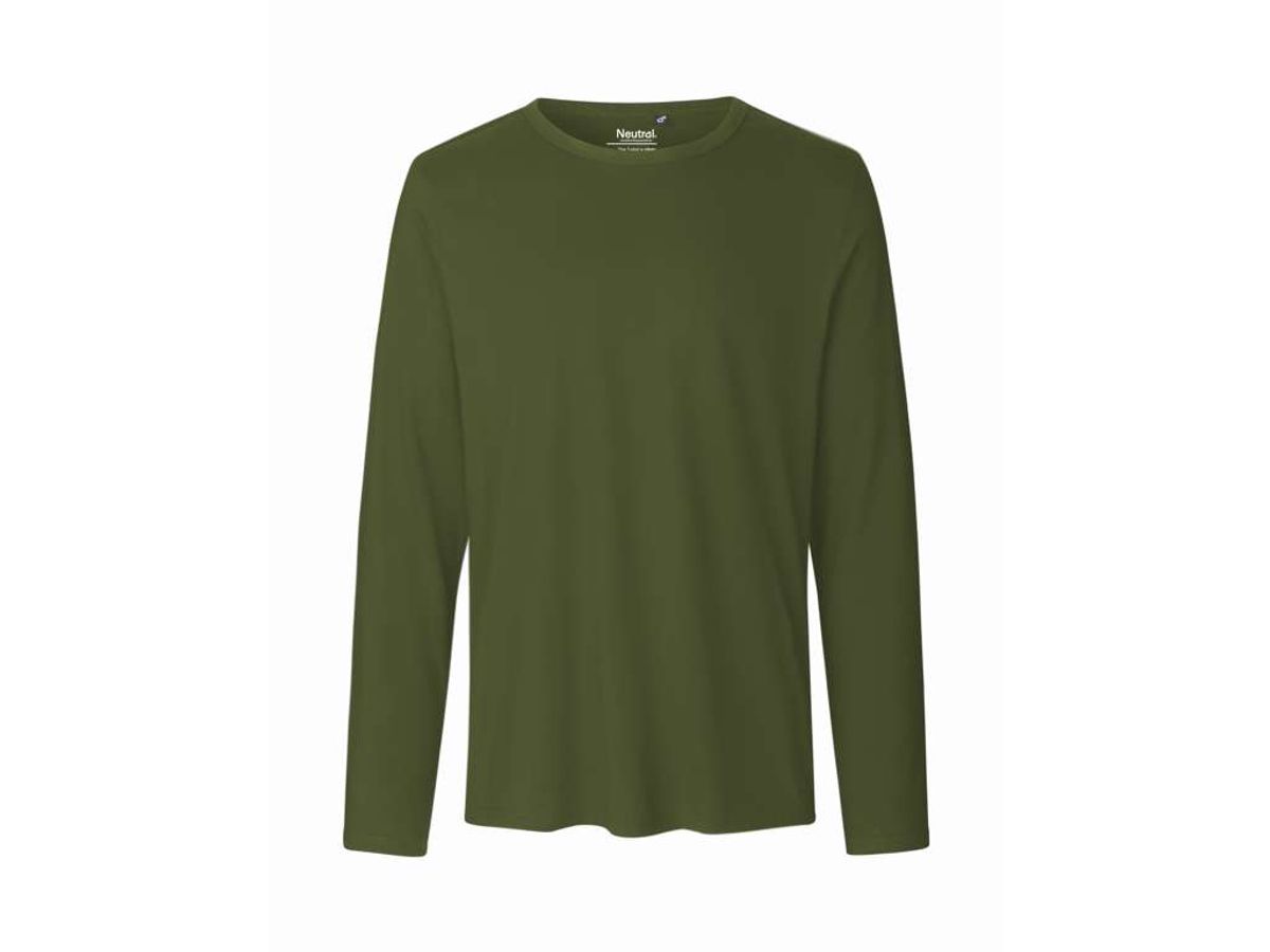 Herre Langærmet T-shirt Neutral O61050 str. 2XL Military