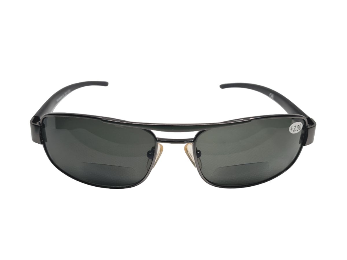 Herre solbrille med læsefelt - gunmetal - NYC6670 - Bifokal