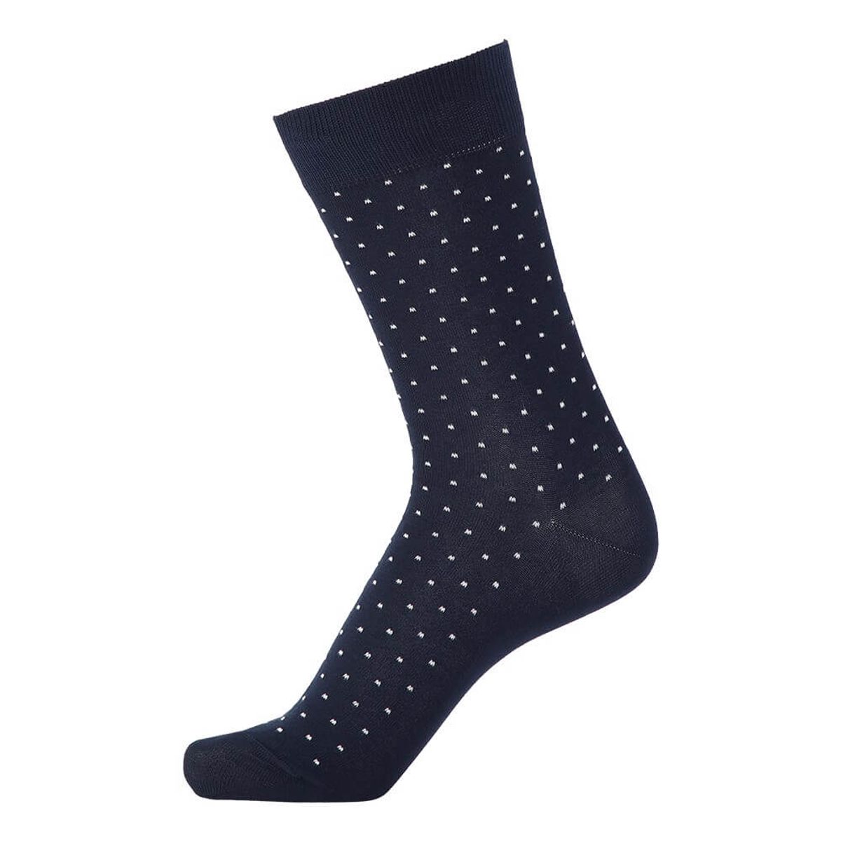 Herrestrømper med prikker, navy, CPH Sock Company, str. 45-48