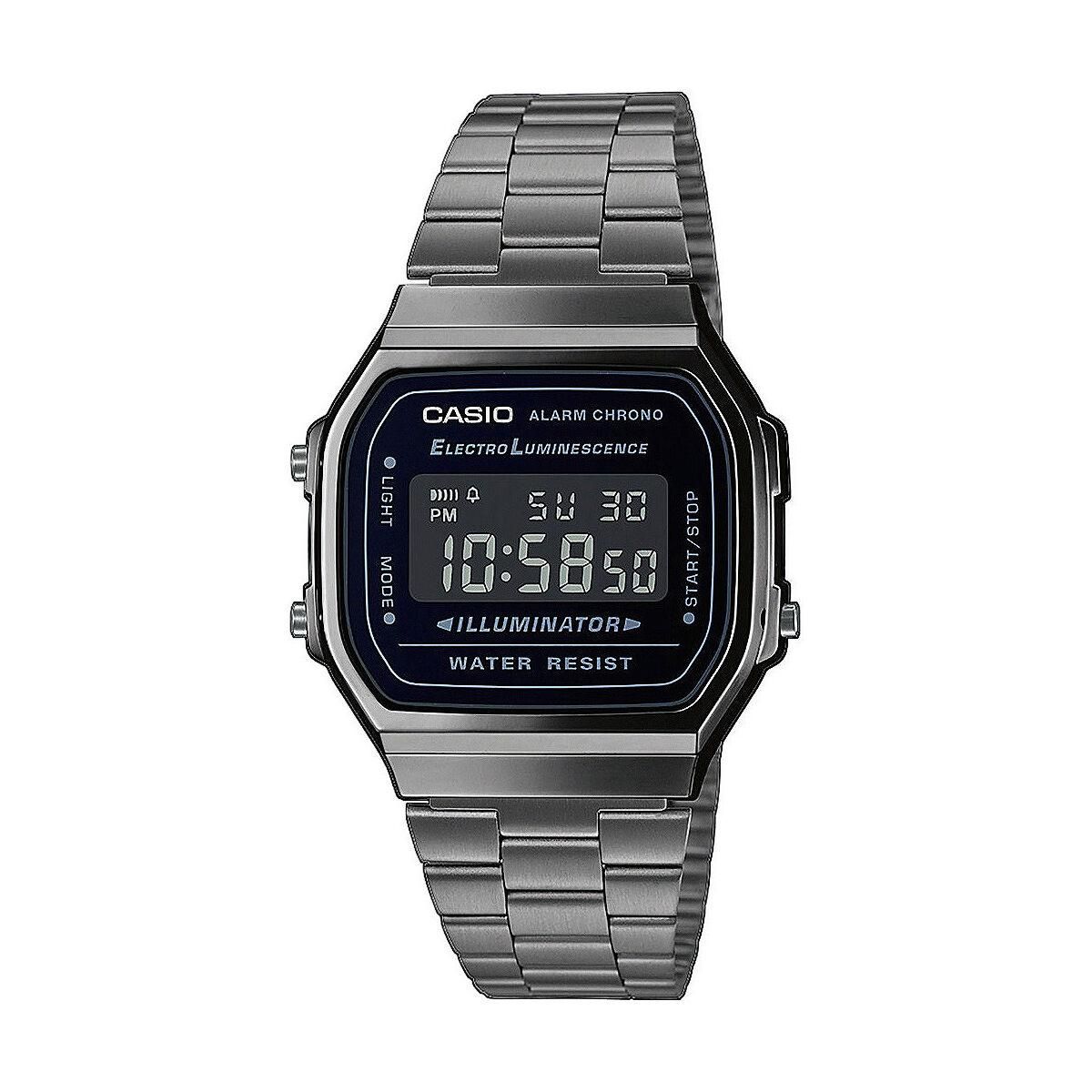 Herreur Casio A168WEGG-1BEF Sort Sølvfarvet (Ø 36 mm) (Ø 38 mm)