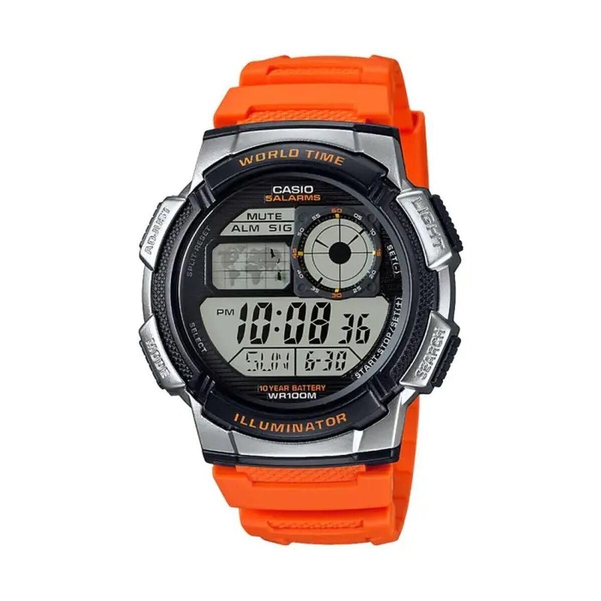 Herreur Casio WORLD TIME ILLUMINATOR Orange (Ø 43 mm)