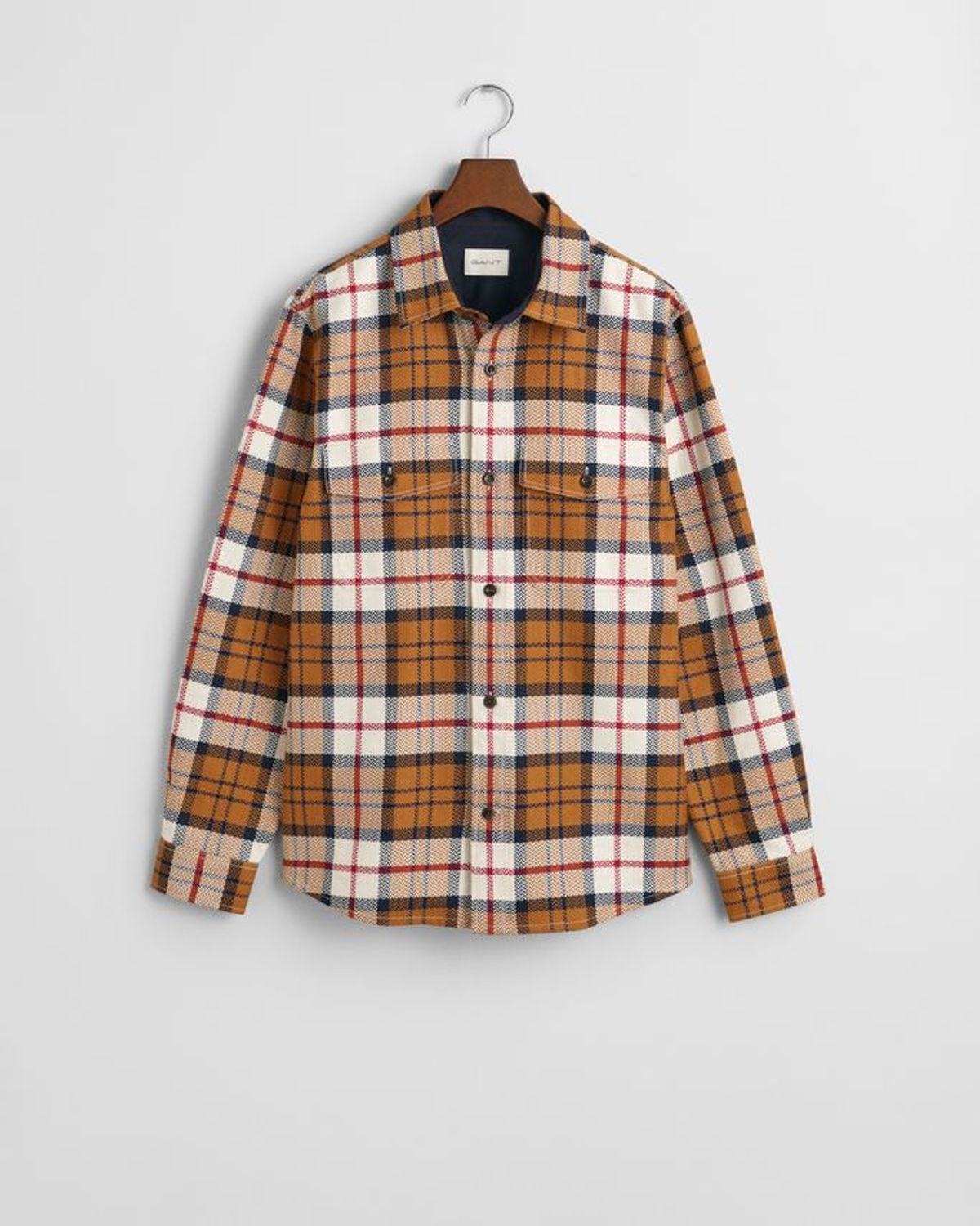 HERRINGBONE CHECK OVERSHIRT