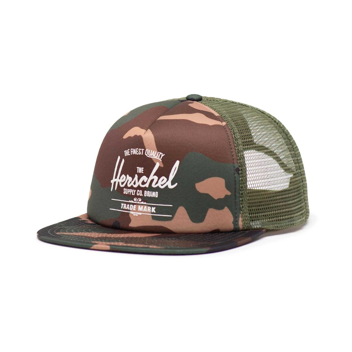 Herschel Cap Whaler Whaler Woodland Camo/White