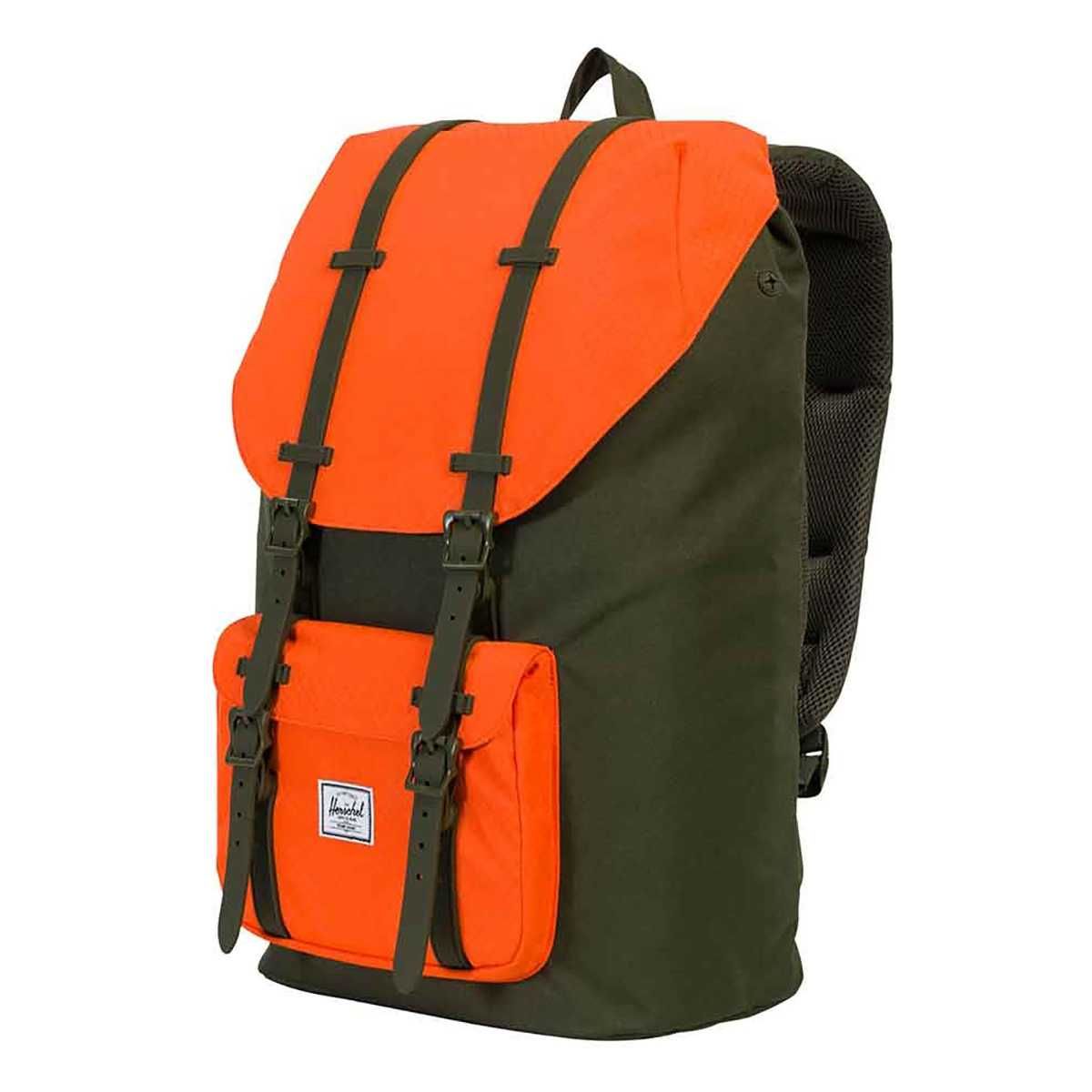 Herschel Little America Rygsæk Forest Night/Vermillion Orange 25L