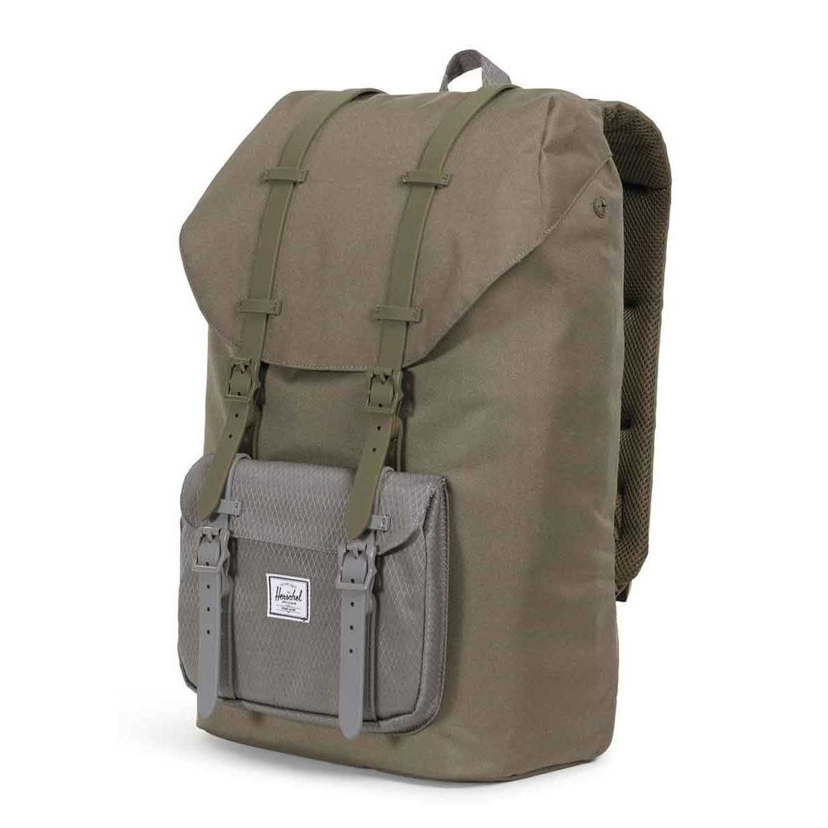 Herschel Little America Rygsæk Ivy Green Smoked 25L