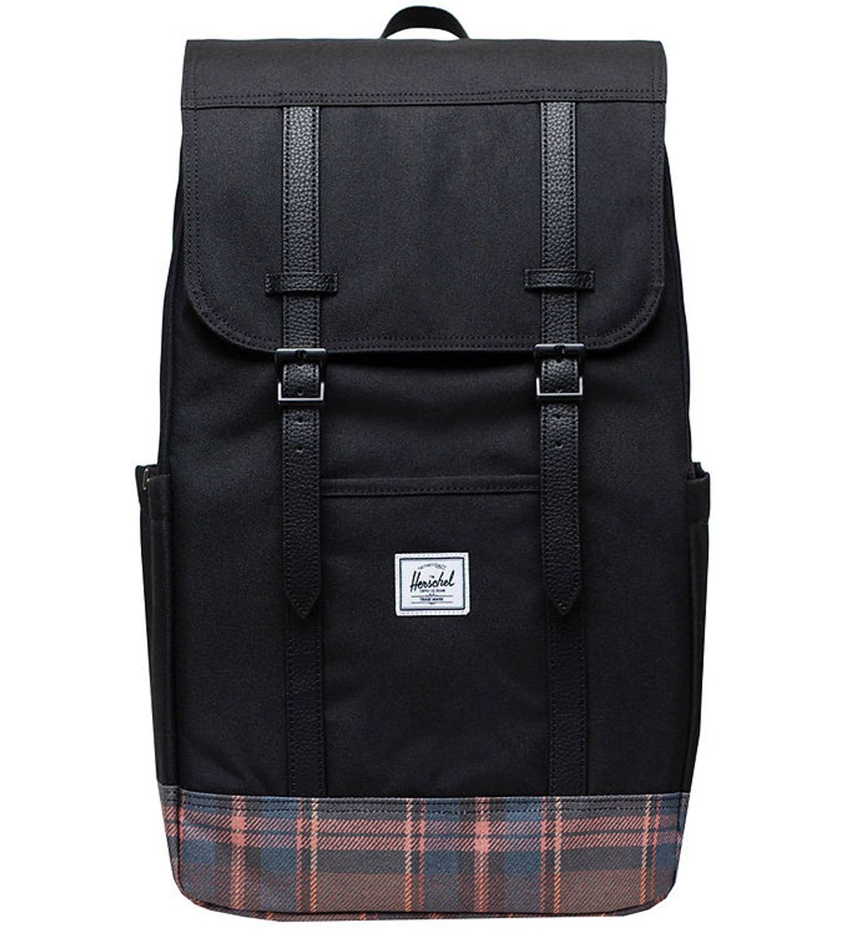 Herschel Rygsæk - Retreat - EcoSystem - Black Winter Plaid