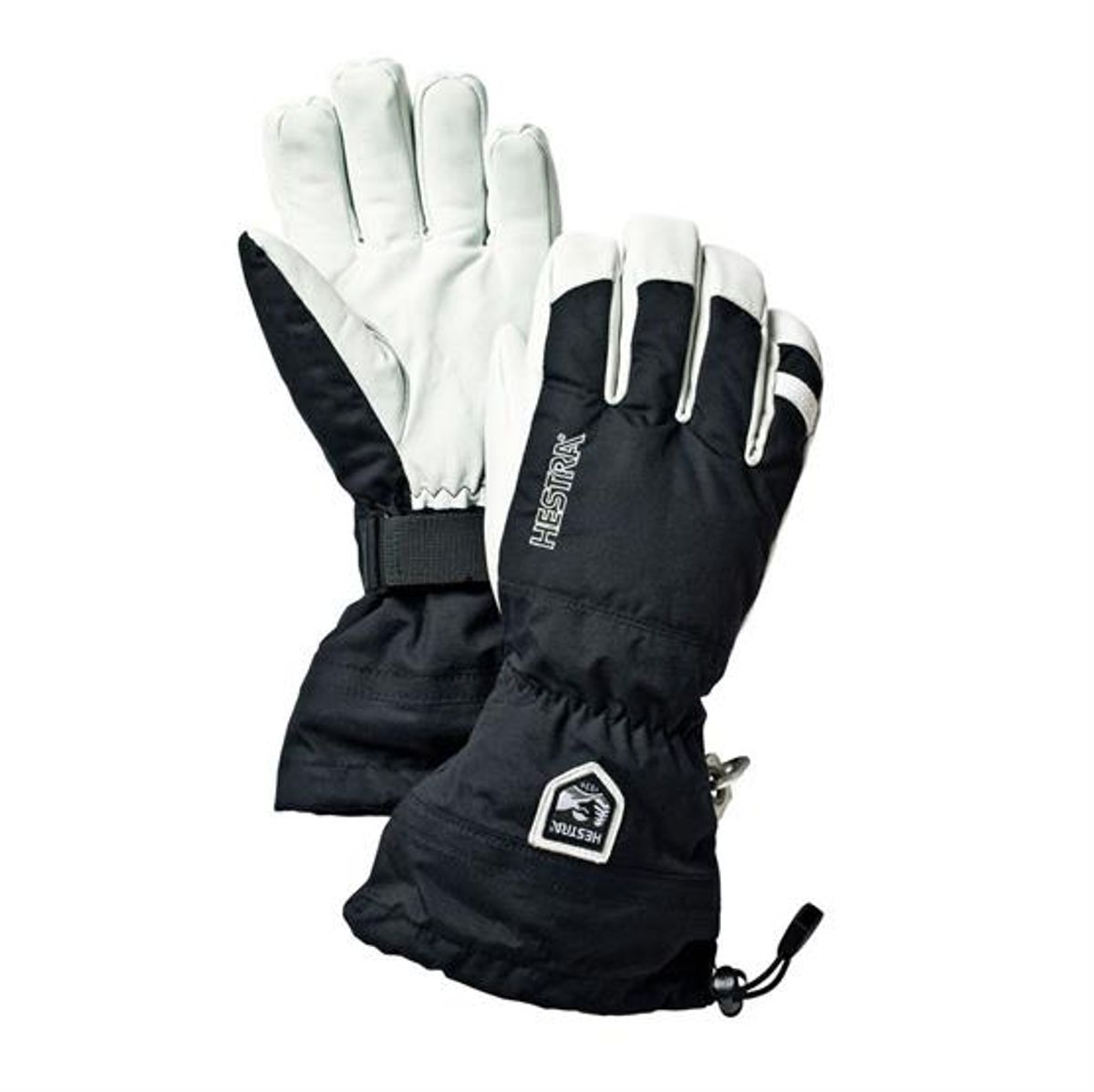 Hestra Army Leather Heli Ski - 5 Finger, Black