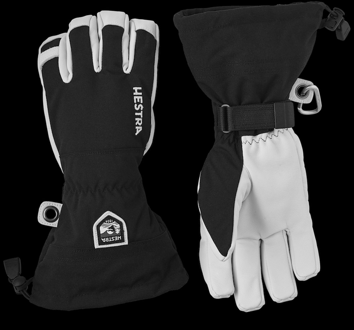 Hestra Femal Army Leather Heli Ski 5-finger Str 7