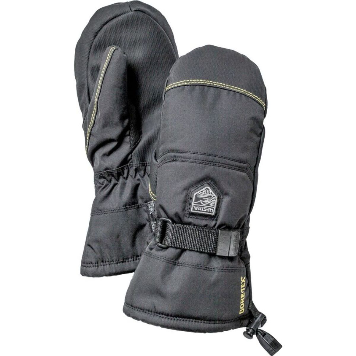 Hestra Gore-Tex Gauntlet luffer, junior, sort