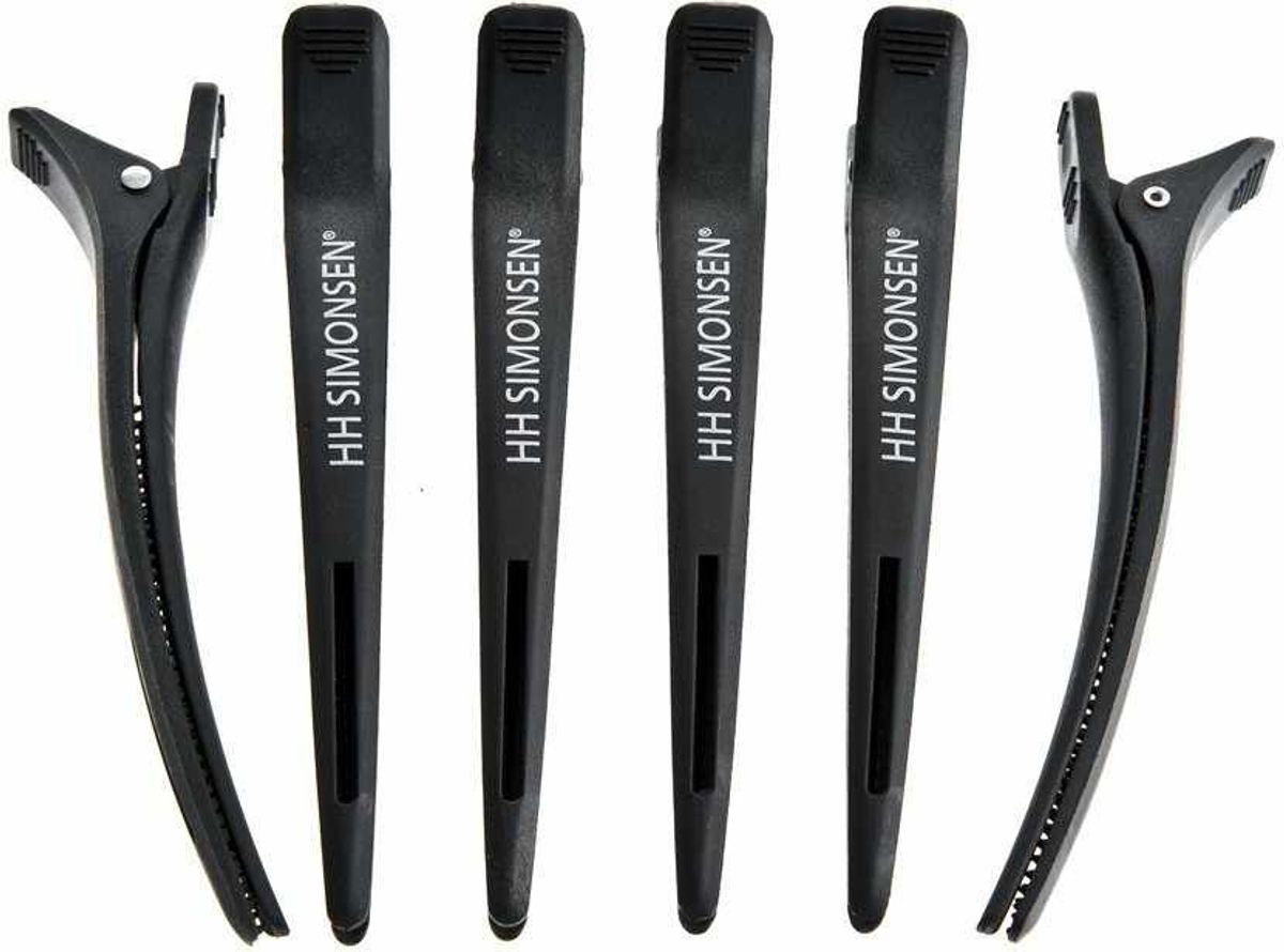 HH Simonsen Carbon Clips 6 Pieces - Black