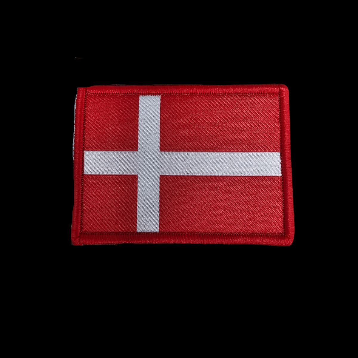 HH Vævet Patch, Dannebrog m. Velcro