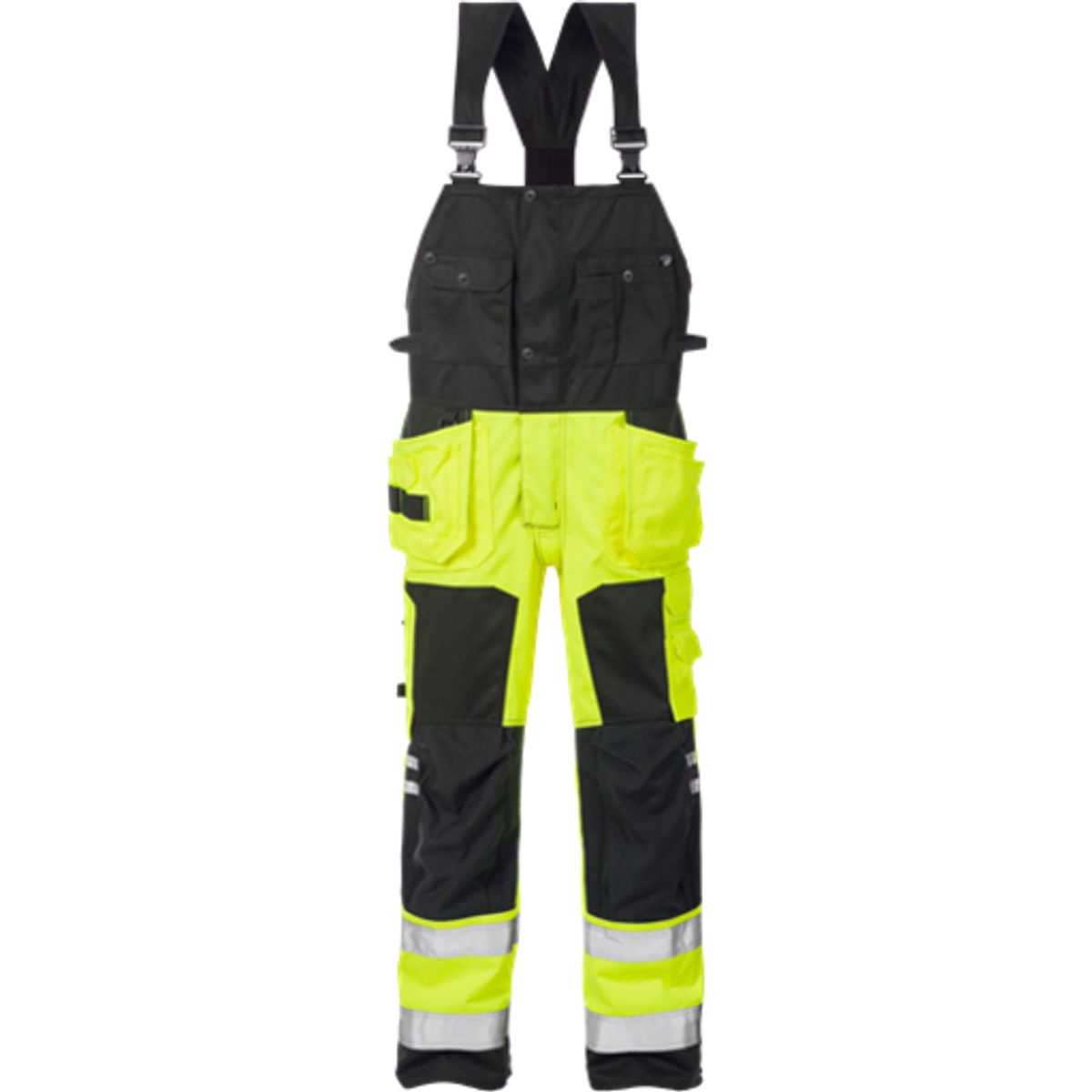 Hi-vis overalls gul/sort c48