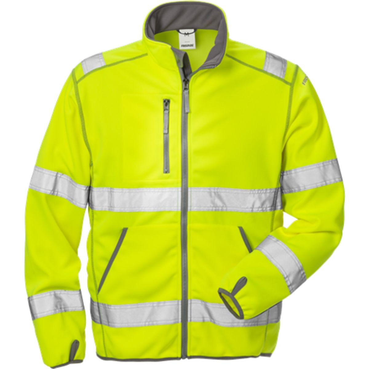 Hi-vis softshelljakke gul xl