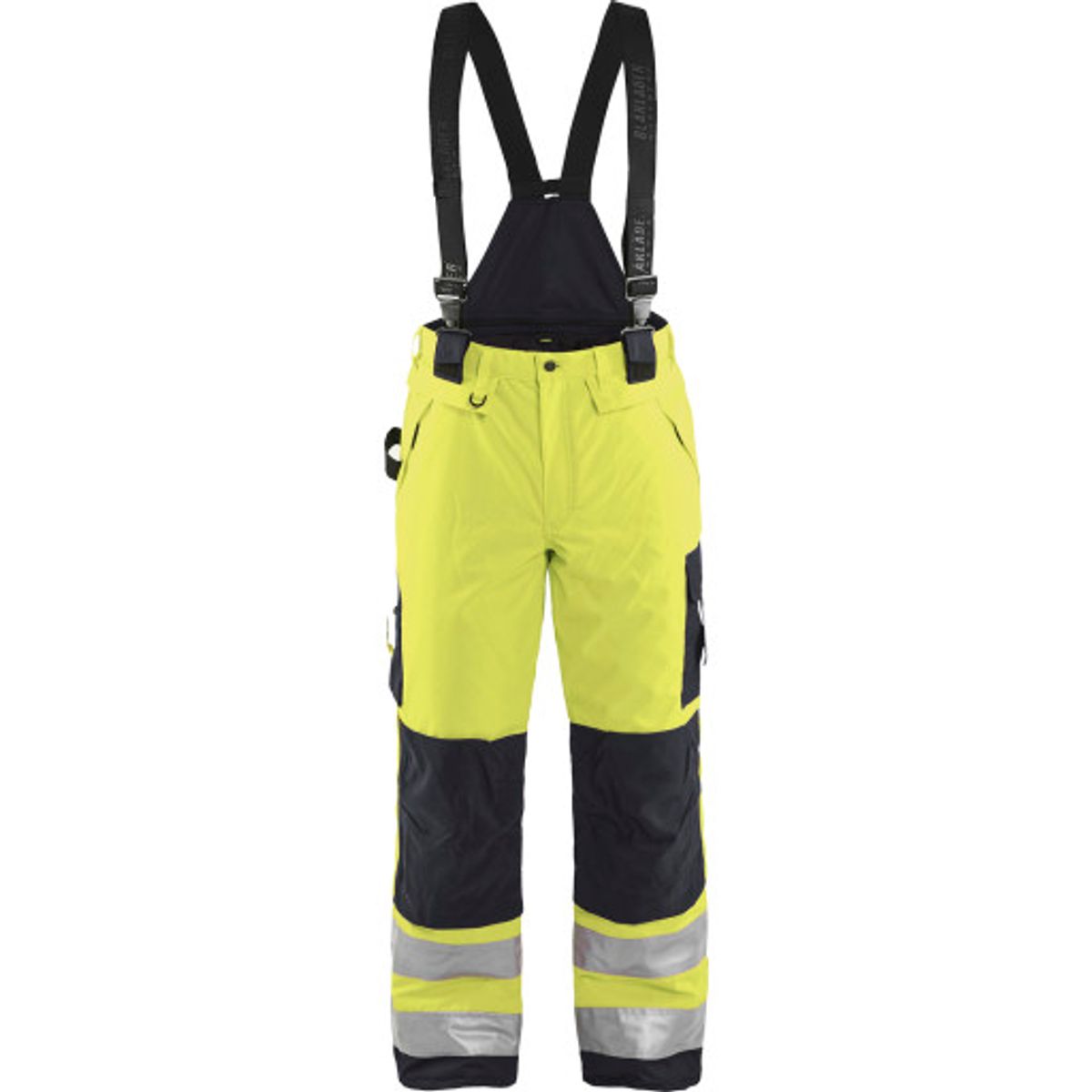 Hi-vis vinterbuks gul/sort c58