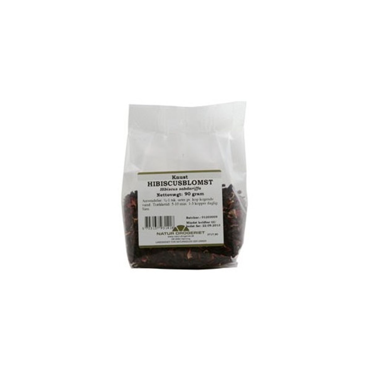 Hibiscusblomst knust - 90 gram - Natur-Drogeriet