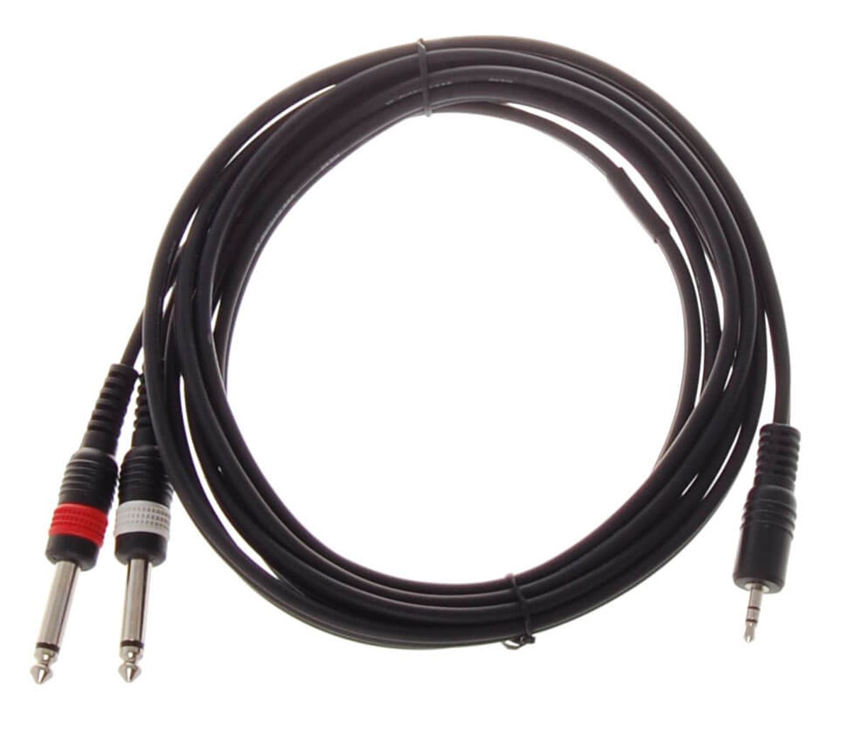 HiEnd 2 x jack(mono)-til-minijack(stereo)-kabel 3 meter