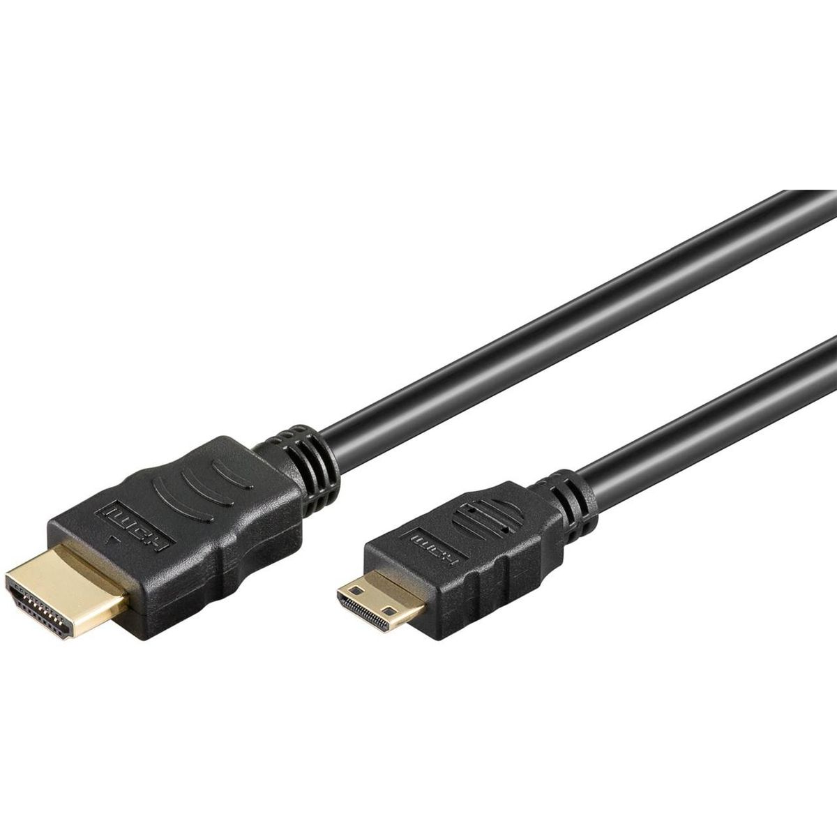 High Speed 4K Micro HDMI kabel med Ethernet - Sort - 5 m