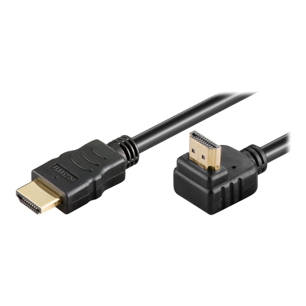 High Speed 90 ° vinklet HDMI kabel - 4K/30Hz- 1.5 m