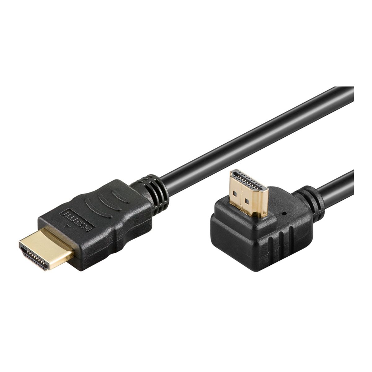 High Speed 90 ° vinklet HDMI kabel - 4K Ultra HD - 3 m