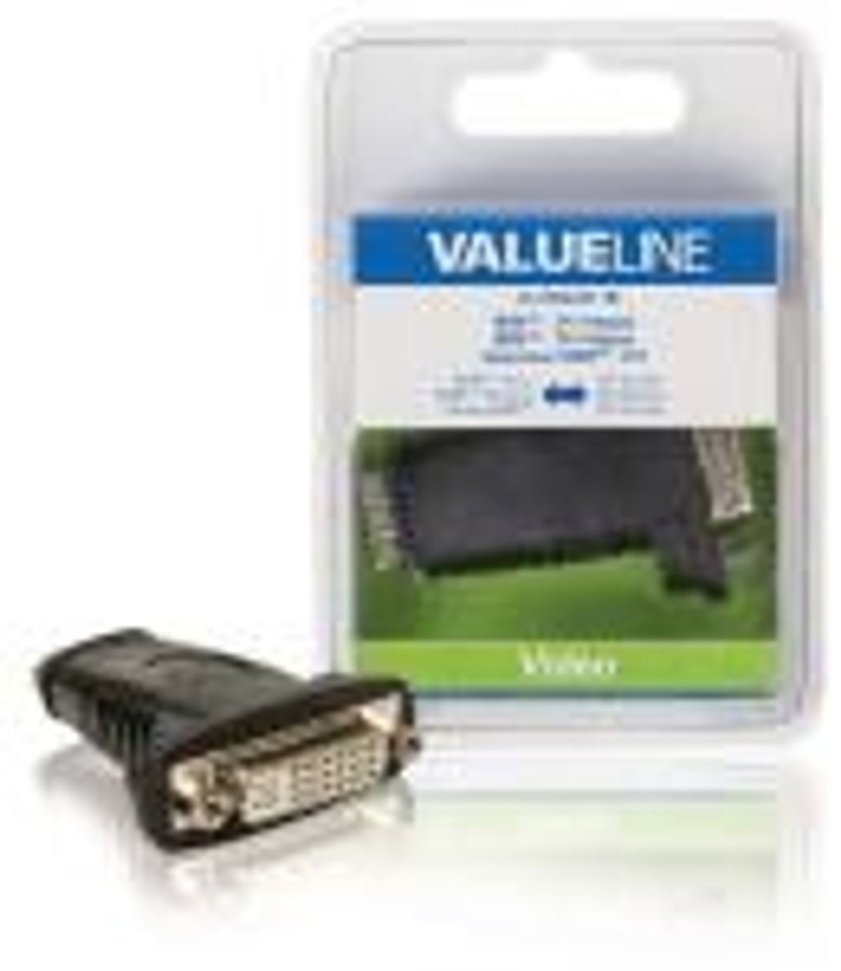 High Speed Hdmi Med Ethernet Adapter HDMI Hun - DVI-D 24 + 1-Pin Hun Sort