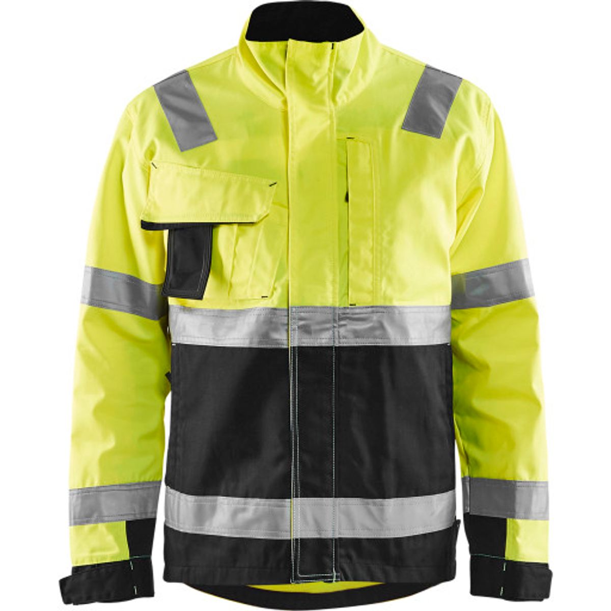 HIGH VIS ARBEJDS JAKKE HIGH VI S GUL/SORT L