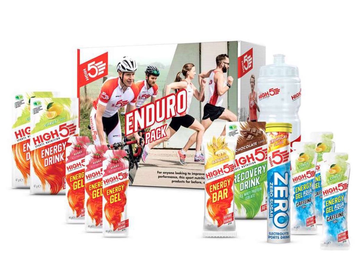 High5 - Enduro Pack - Energipakke + 750ml flaske.