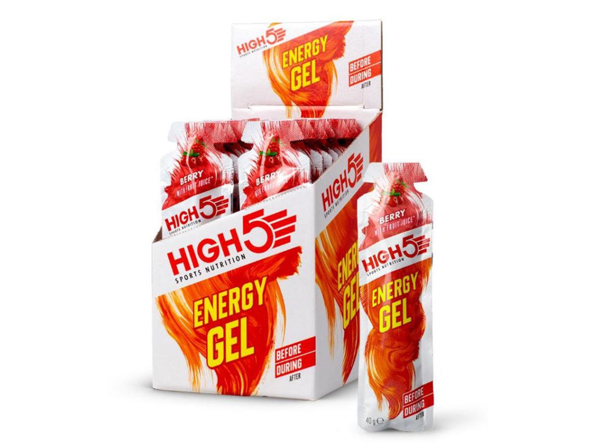 High5 Energy Gel - Energigel med bær- 1 kasse á 20 stk.