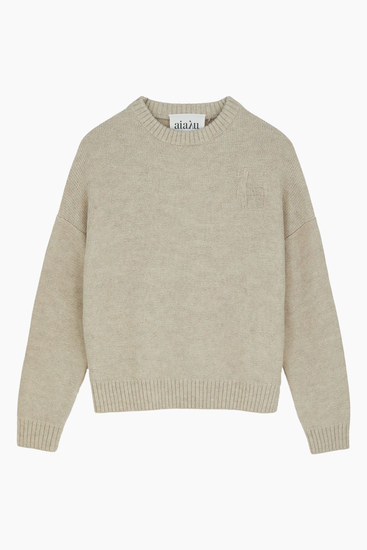 Highland Juna Sweater - Pure Natural - Aiayu - Beige XL