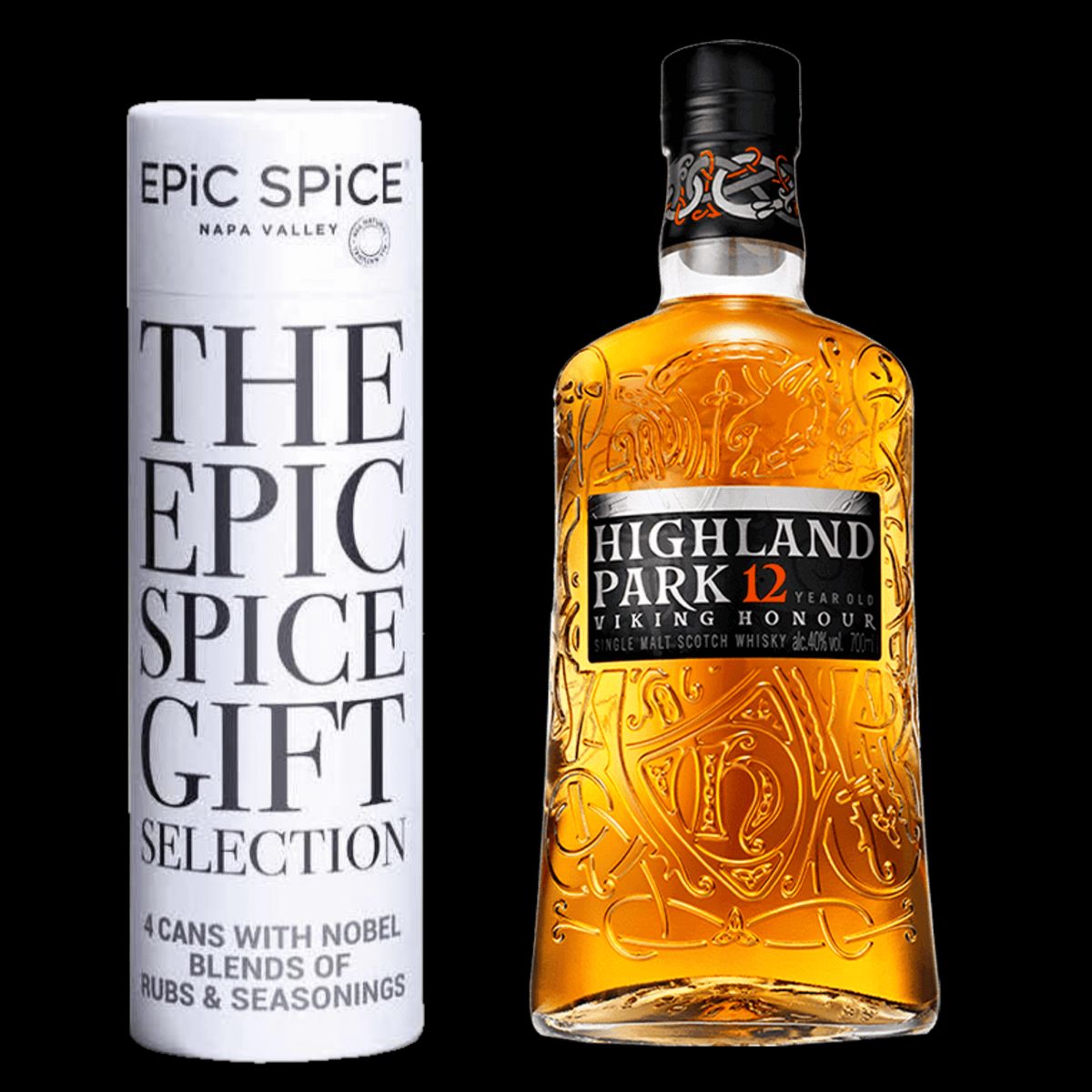 Highland Park 12 Years Old Whisky + Gratis EPiC Premium BBQ Krydderi