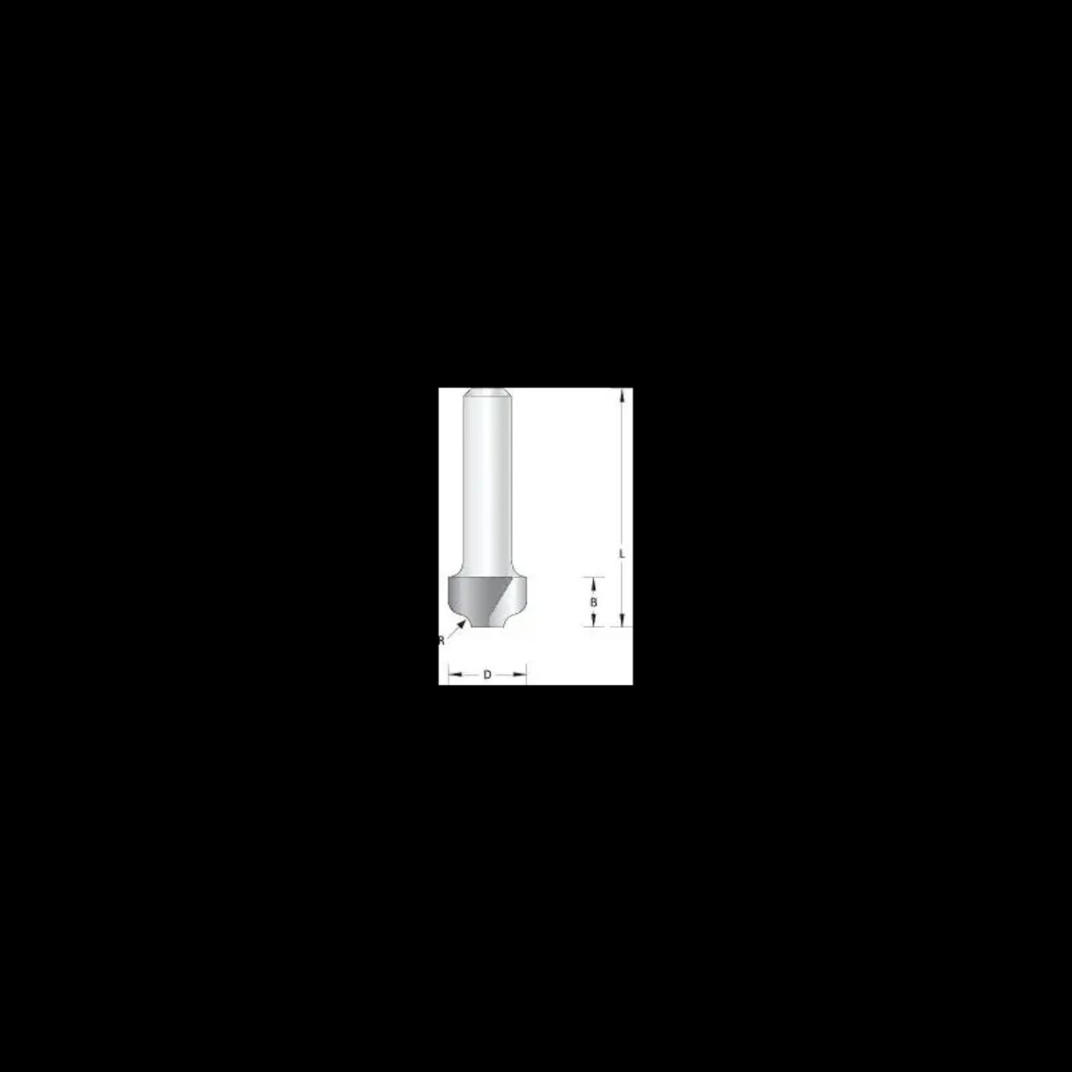 Hikoki 8 Mm Ogee Bit Flat Bottom 12.7 - 66754090