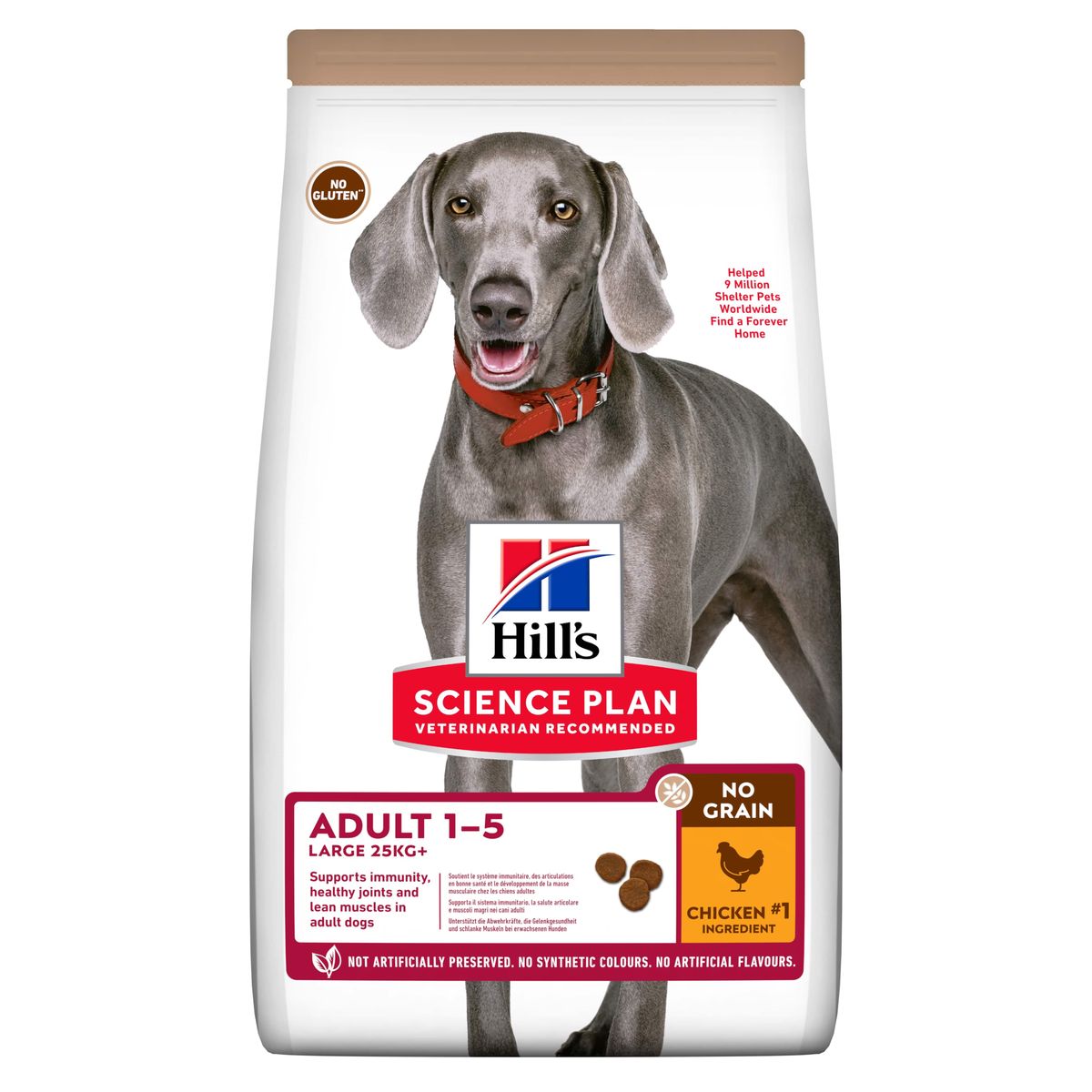 Hill's Science Plan&trade; Adult Large Breed. No Grain. Chicken. 12kg