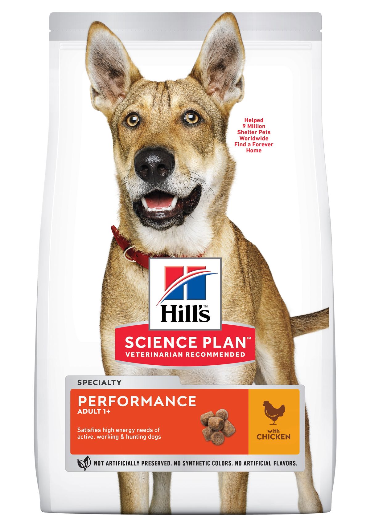 Hill's Science Plan&trade; Canine Adult Performance Chicken. 12kg.