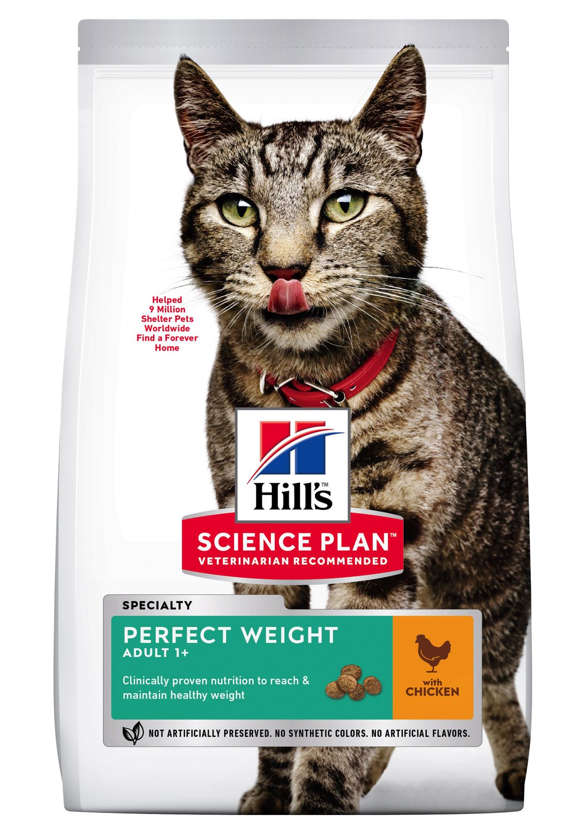 Hill's Science Plan&trade; Feline Adult Perfect Weight. Chicken.