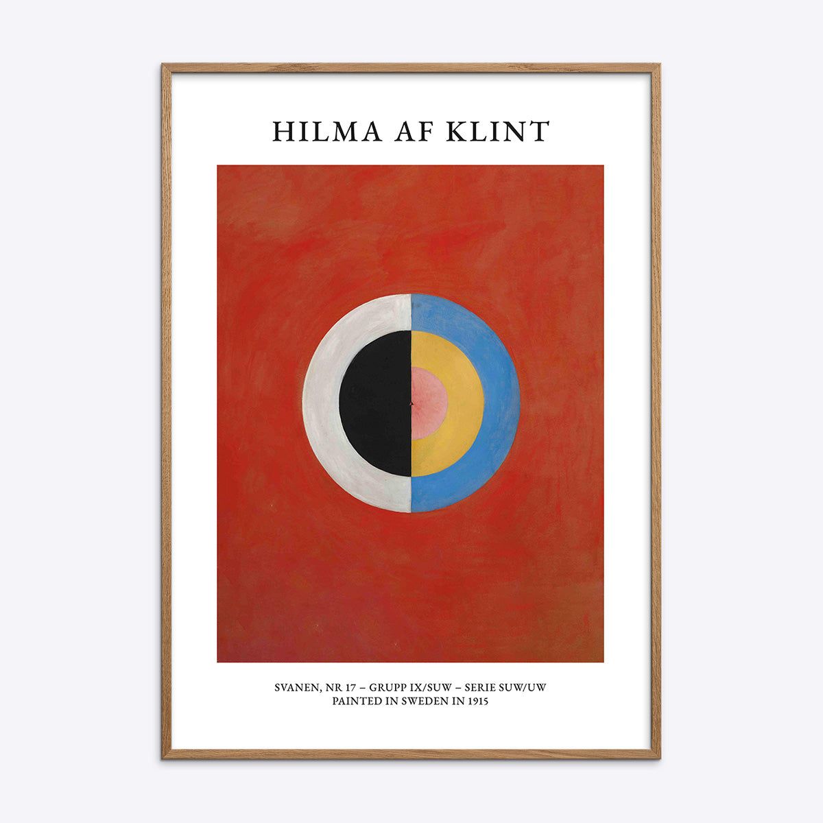 Hilma af Klint Svanen Nr 17 - 50x70 cm