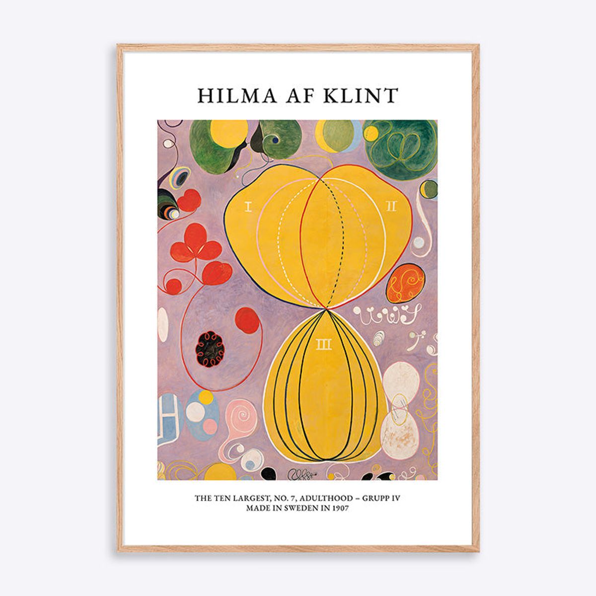 Hilma af Klint The Ten Largest Adulthood No7 - 21x30 cm