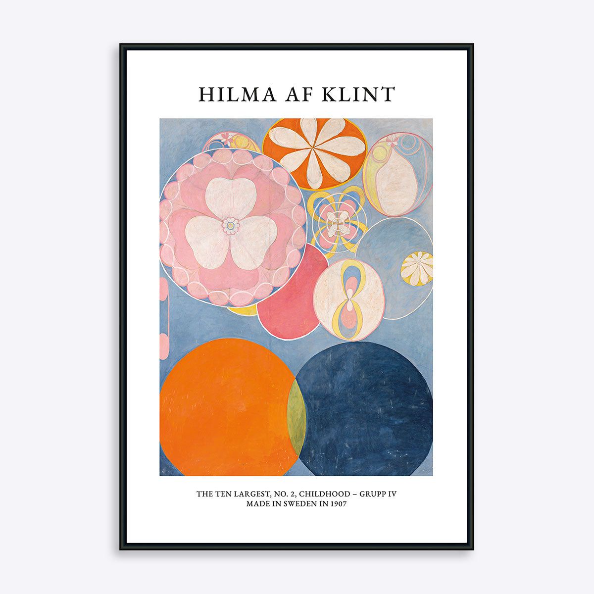 Hilma af Klint The Ten Largest Childhood No2 - 21x30 cm