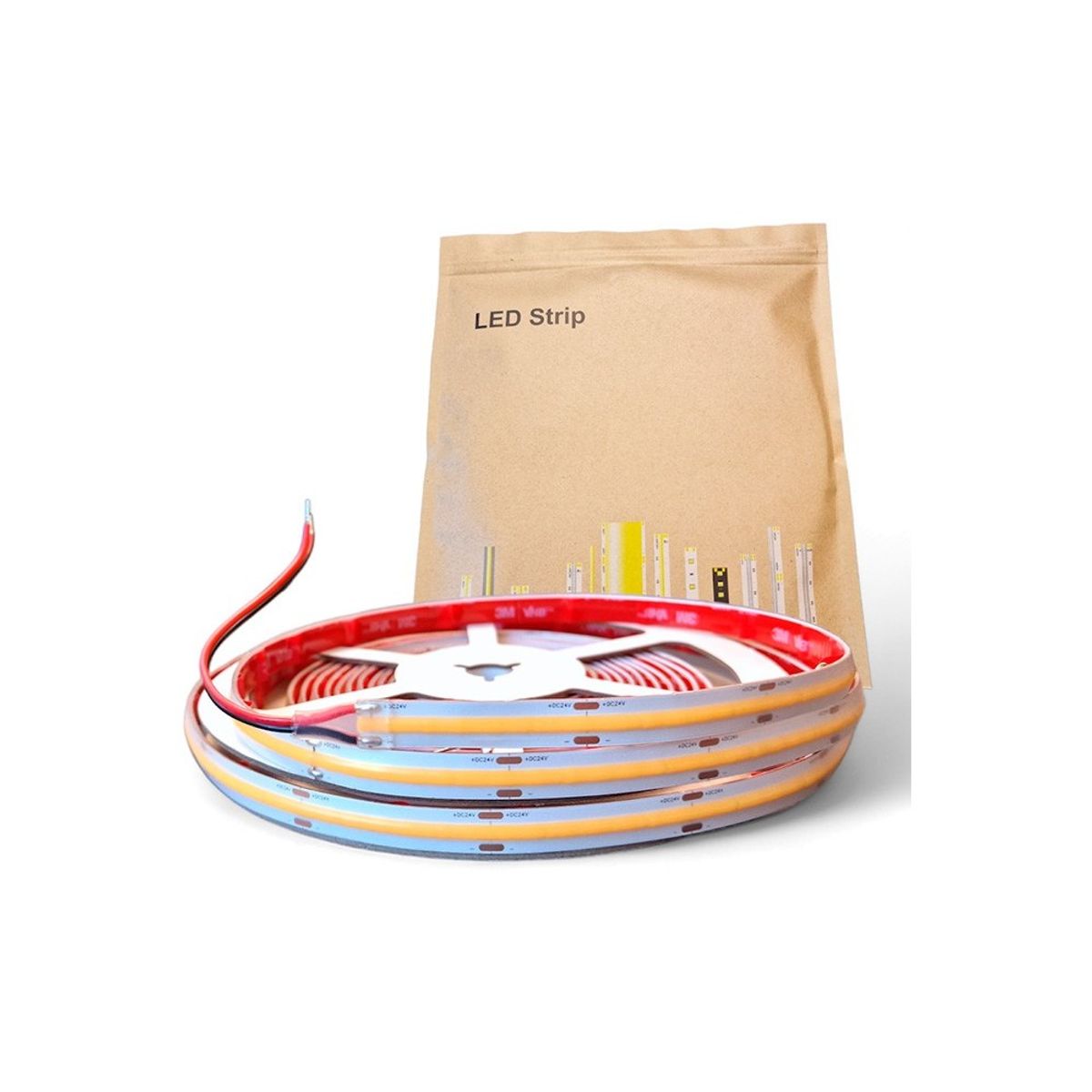 HiluX Longline COB LED Strip 24V, IP65, 7W/m, 3000K, Ra95 - 10 Meter