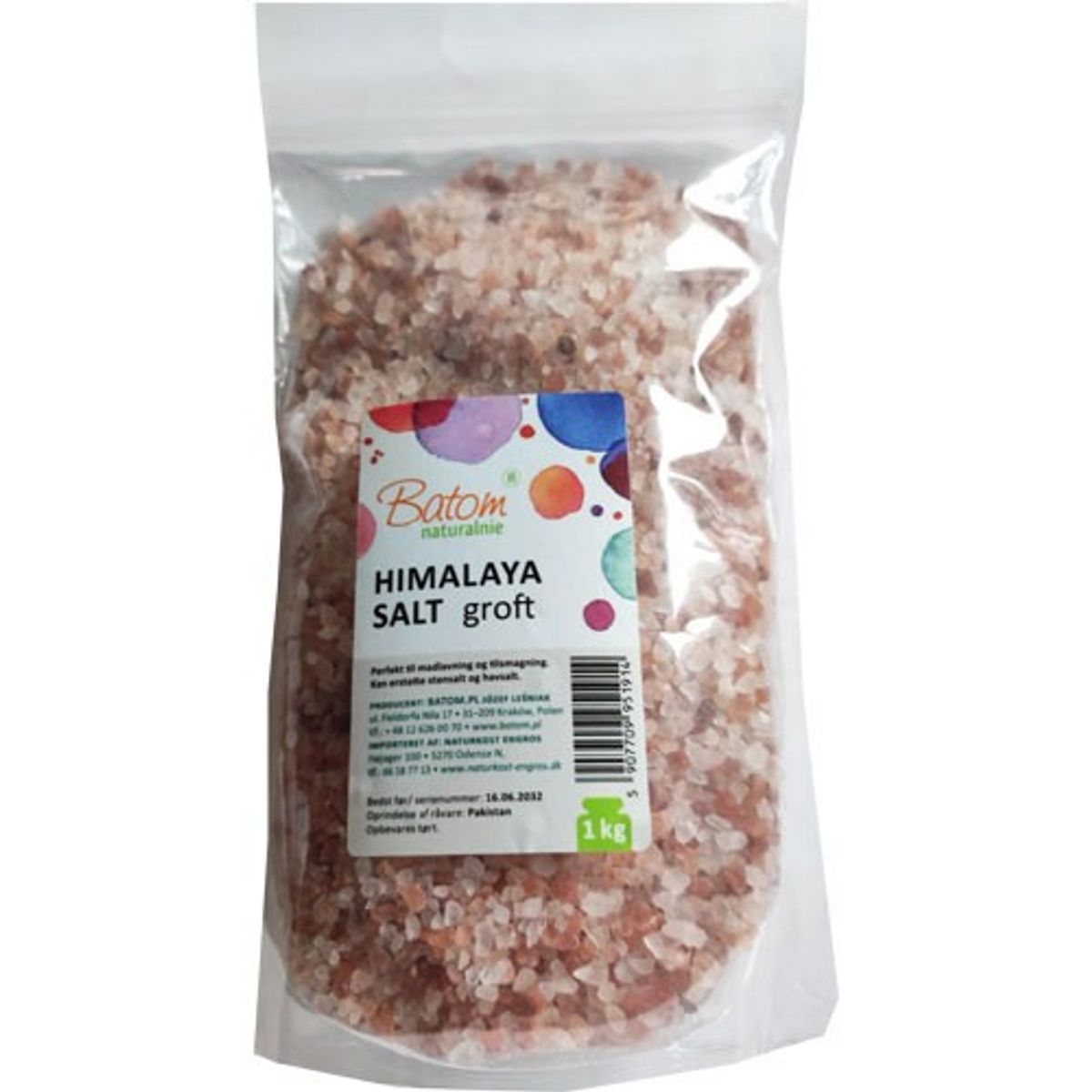 Himalayasalt groft granulat pink - 1 kg