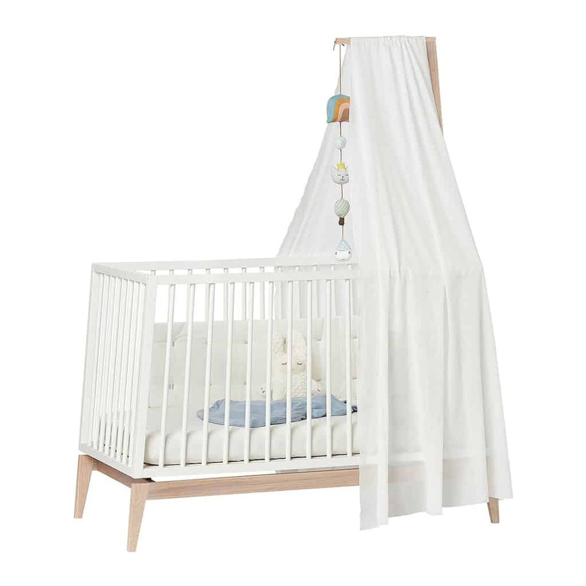 Himmel til Leander Lineaâ¢ og Lunaâ¢ Babyseng - Hvid