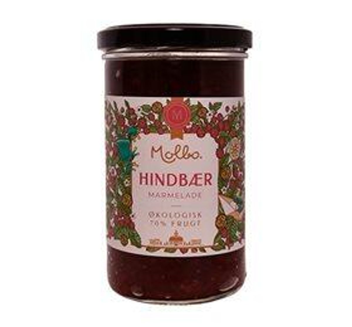 Hindbær marmelade Molbo Ø - 290 g.