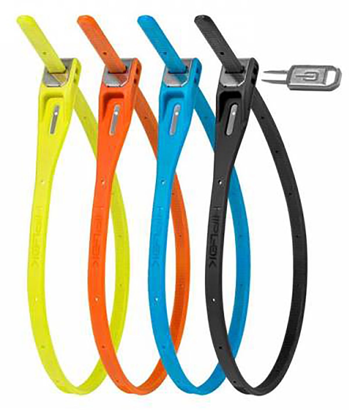 HIPLOK Z LOK, 4 pack Cable lock - Mix