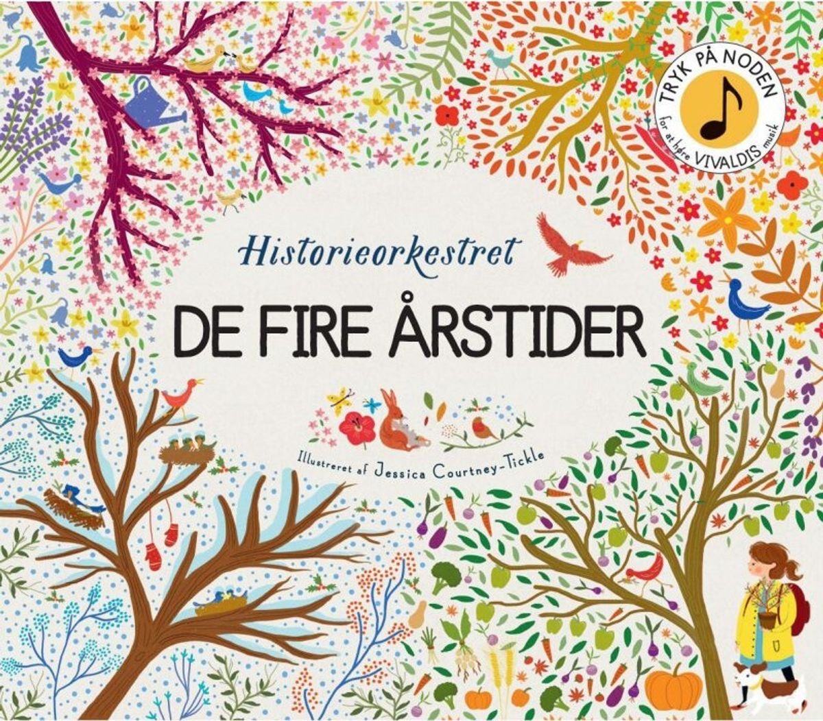 Historieorkesteret - De Fire årstider - Jessica Courtney-tickle - Bog