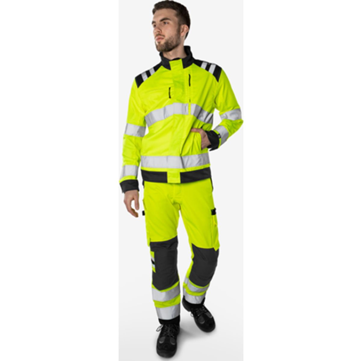 HiVis Green bukser kl.2 2651 G